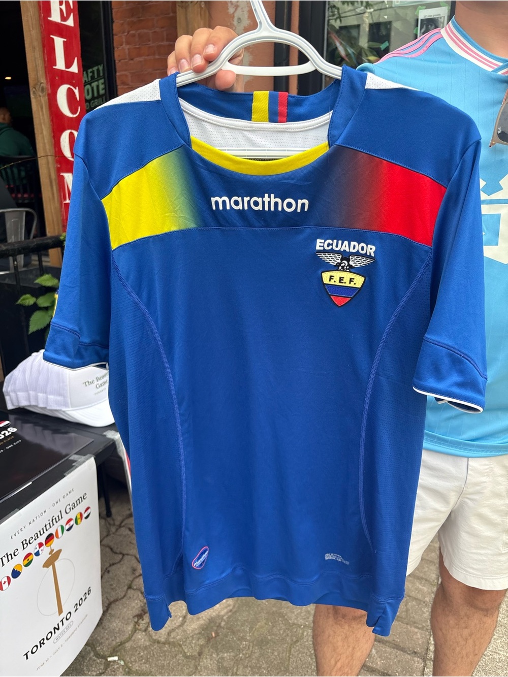 Marathon Ecuador Men's Blue National Team Jersey